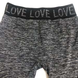 Sobo Sport Kids Gray Stretch Love Pants Girls 7/8